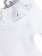 Body per neonati Bonpoint bianco con ricamo ciliegie sul colletto PEXUNKN0701 101 BONPOINT KIDS 