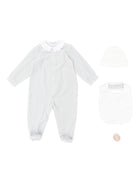 Set regalo tutina cappellino e bavaglino per neonati Bonpoint Kids grigio con portadenti inciso PEYKIKN0101 014 BONPOINT KIDS 