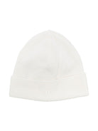 Berretto per neonati Bonpoint Kids bianco con ricamo logo PEZDIKN1901 002 BONPOINT KIDS 