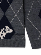 Maglione per bambino Bonpoint Kids grigio con design a rombi W06BJUK00005 996 BONPOINT KIDS 