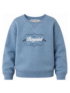 Felpa per bambino Bonpoint azzurra con logo sul davanti W06BSWK00005 116 BONPOINT KIDS 