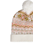 Berretto per bambina Bonpoint Kids beige con decorazione ricamata W06GACK00026 902 BONPOINT KIDS 
