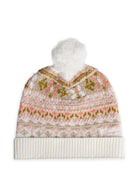 Berretto per bambina Bonpoint Kids beige con decorazione ricamata W06GACK00026 902 BONPOINT KIDS 