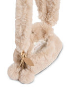 Borsa a spalla per bambina Bonpoint Kids beige con finitura in pelliccia sintetica W06GACW00011 003 BONPOINT KIDS 