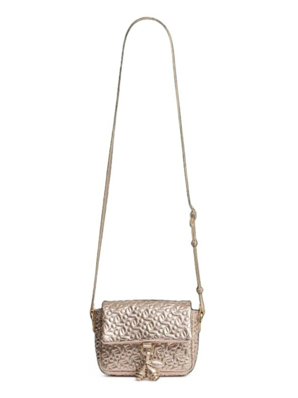 Borsa a spalla per bambina Bonpoint Kids color oro con chiusura magnetica W06GBAL00002 032A BONPOINT KIDS 