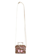 Borsa a spalla per bambina Bonpoint Kids marrone con motivo a ciliegie W06GBAW00006 558A BONPOINT KIDS 
