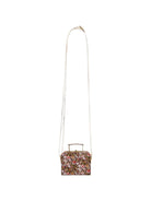 Borsa a spalla per bambina Bonpoint Kids marrone con motivo a ciliegie W06GBAW00006 558A BONPOINT KIDS 