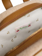 Zaino per bambina Bonpoint Kids beige con motivo con cristalli W06GBAW00022 060 BONPOINT KIDS 