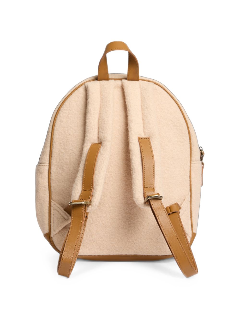 Zaino per bambina Bonpoint Kids beige con motivo con cristalli W06GBAW00022 060 BONPOINT KIDS 