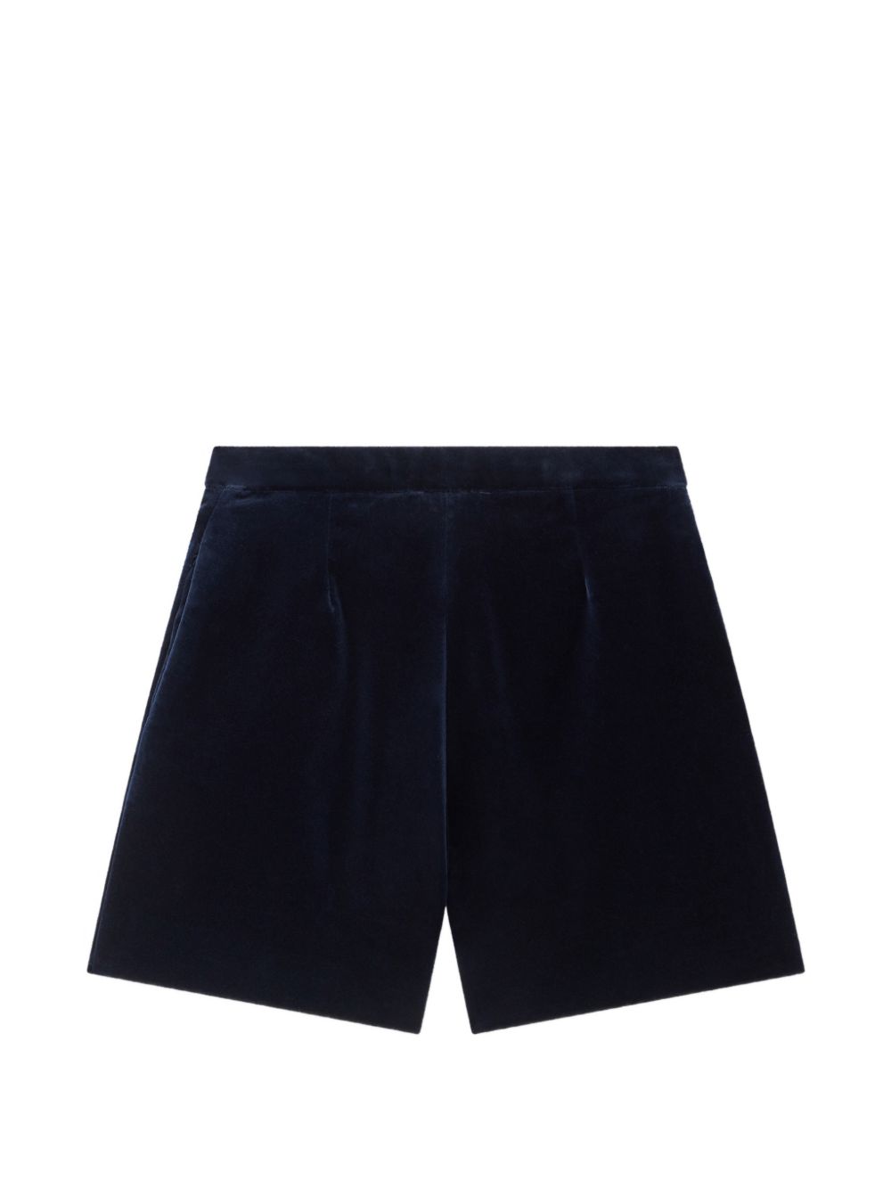 Shorts per bambina Bonpoint Kids blu con finitura vellutata W06GBEW00004 070B BONPOINT KIDS 