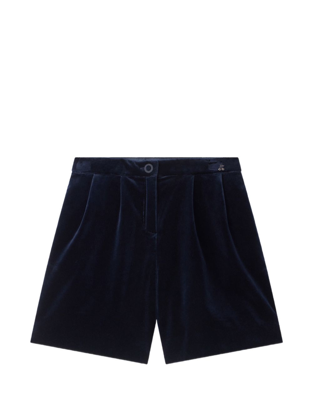 Shorts per bambina Bonpoint Kids blu con finitura vellutata W06GBEW00004 070B BONPOINT KIDS 