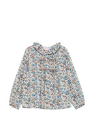 Blusa per bambina Bonpoint Kids multicolore con stampa floreale all-over W06GBLW00009 516 BONPOINT KIDS 
