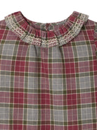 Camicia per bambina Bonpoint Kids rossa con motivo a quadri W06GBLW00016 381 BONPOINT KIDS 