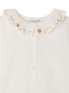 Camicia per bambina Bonpoint Kids bianca con colletto con ruches W06GBLW00017 102 BONPOINT KIDS 