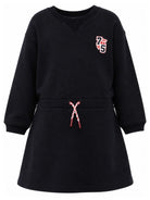 Abito per bambina Bonpoint Kids blu con logo sul petto W06GDRK00021 170 BONPOINT KIDS 