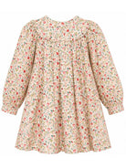 Abito per bambina Bonpoint Kids beige con stampa floreale all-over W06GDRW00020 524B BONPOINT KIDS 