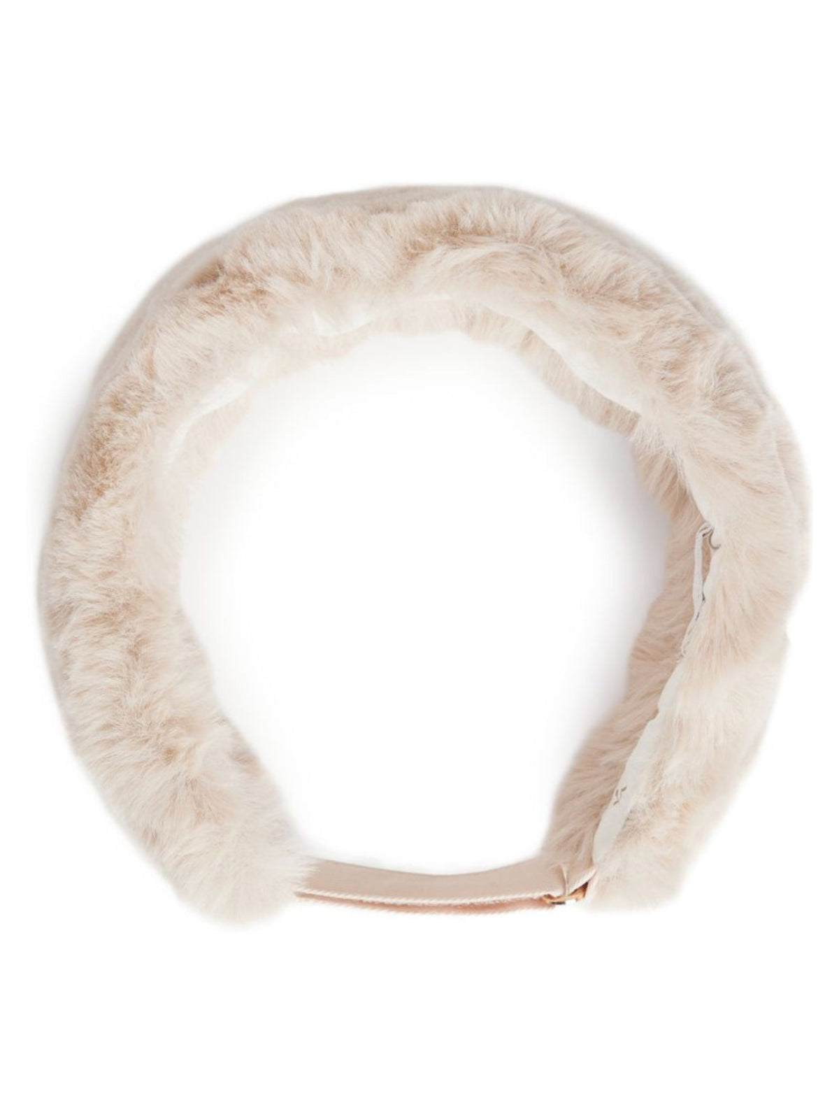 Cerchietto per bambina Bonpoint Kids beige in pelliccia sintetica W06GHAW00022 003 BONPOINT KIDS 