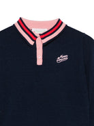 Maglione per bambino Bonpoint Kids blu con design lavorato a maglia W06GJUK00005 070 BONPOINT KIDS 