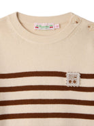 Maglione Marlisa per bambina Bonpoint Kids beige con design a righe orizzontali W06GJUK00007 203A BONPOINT KIDS 