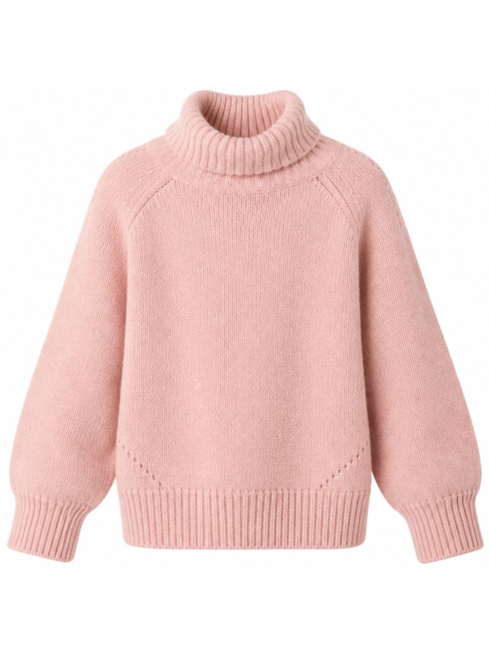 Maglione per bambina Bonpoint Kids rosa a collo alto W06GJUK00017 021A BONPOINT KIDS 