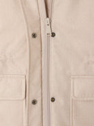 Capotto per bambina Bonpoint Kids beige con colletto in pelliccia sintetica W06GOUW00011 060B BONPOINT KIDS 