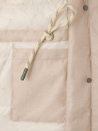 Capotto per bambina Bonpoint Kids beige con colletto in pelliccia sintetica W06GOUW00011 060B BONPOINT KIDS 