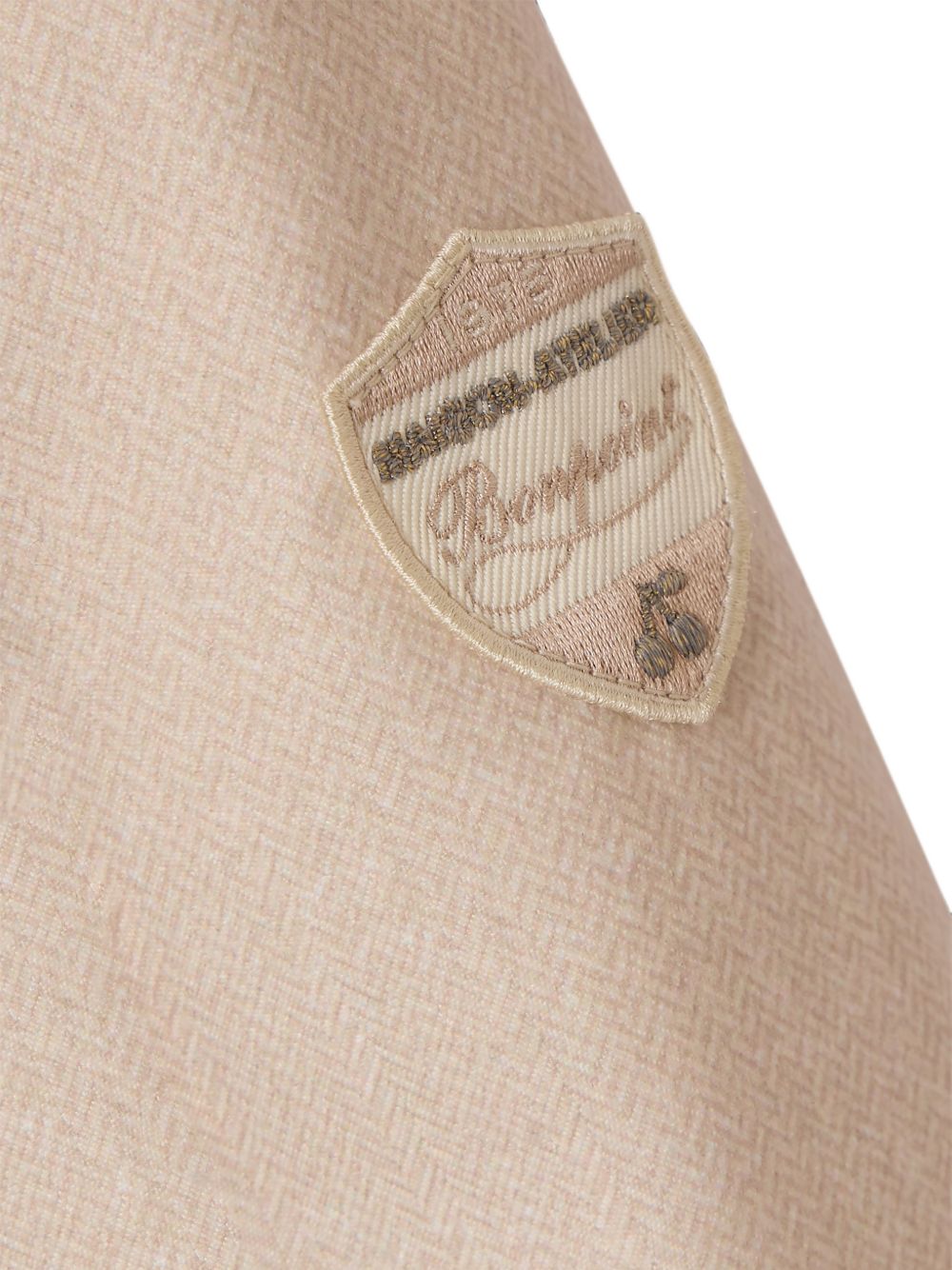 Capotto per bambina Bonpoint Kids beige con colletto in pelliccia sintetica W06GOUW00011 060B BONPOINT KIDS 