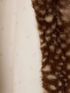Cappotto per bambina Bonpoint Kids marrone con stampa a pois W06GOUW00012 667B BONPOINT KIDS 