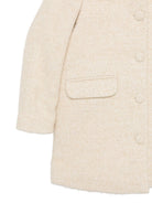 Cappotto per bambina Bonpoint Kids beige con colletto in pelliccia sintetica W06GOUW00017 060 BONPOINT KIDS 