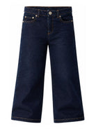 Jeans per bambina Bonpoint Kids blu con cuciture a contrasto W06GPAW00005 078 BONPOINT KIDS 
