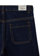Jeans per bambina Bonpoint Kids blu con cuciture a contrasto W06GPAW00005 078 BONPOINT KIDS 