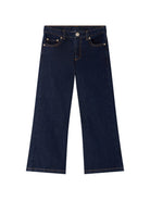 Jeans per bambina Bonpoint Kids blu con cuciture a contrasto W06GPAW00005 078 BONPOINT KIDS 