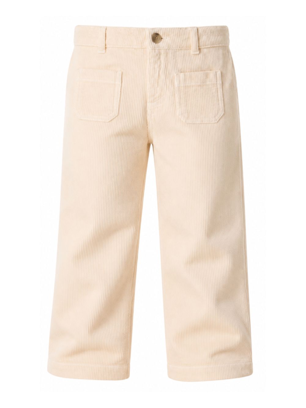 Pantaloni Minalie per bambina Bonpoint Kids bianchi con trama a coste W06GPAW00012 004 BONPOINT KIDS 