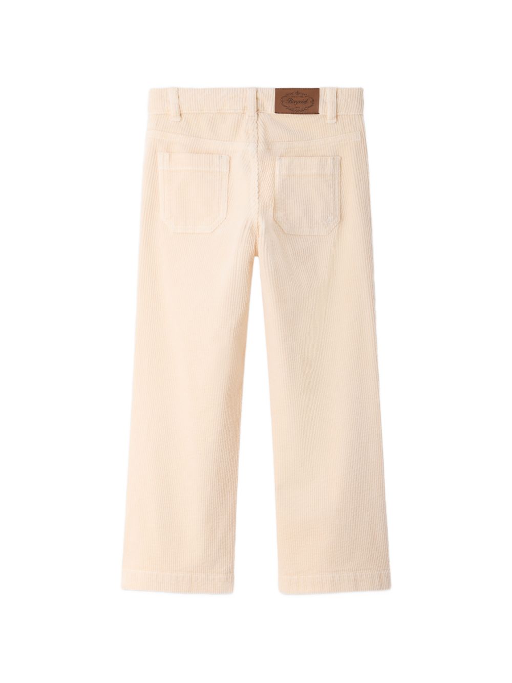 Pantaloni Minalie per bambina Bonpoint Kids bianchi con trama a coste W06GPAW00012 004 BONPOINT KIDS 