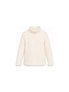 Maglione leggero per bambina Bonpoint Kids beige con dettaglio a trecce W06GTSK00005 003 BONPOINT KIDS 