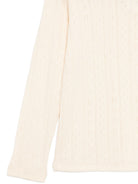 Maglione leggero per bambina Bonpoint Kids beige con dettaglio a trecce W06GTSK00005 003 BONPOINT KIDS 