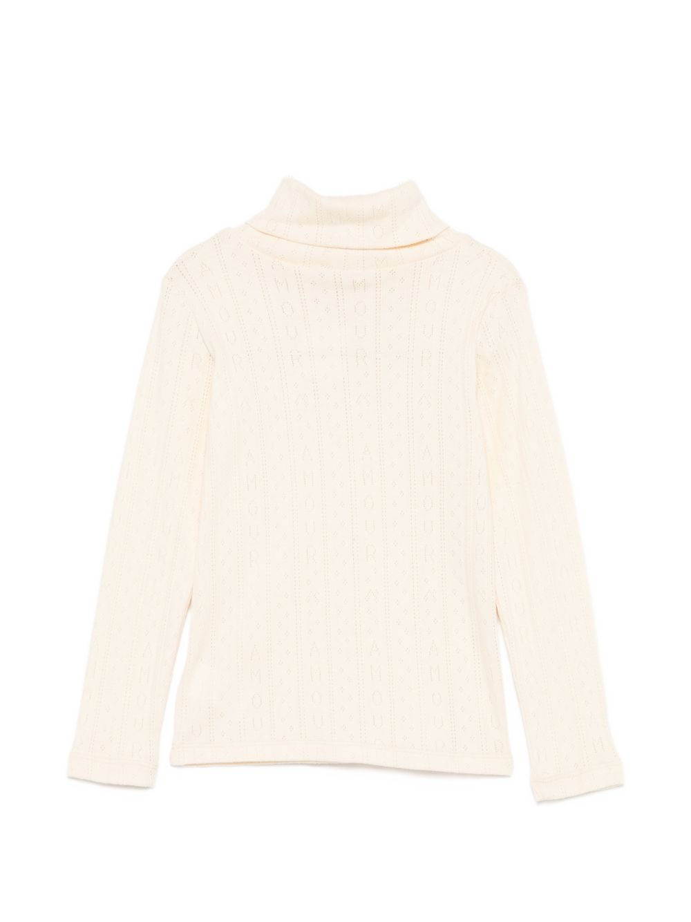 Maglione leggero per bambina Bonpoint Kids beige con dettaglio a trecce W06GTSK00005 003 BONPOINT KIDS 