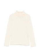 Maglione leggero per bambina Bonpoint Kids beige con dettaglio a trecce W06GTSK00005 003 BONPOINT KIDS 