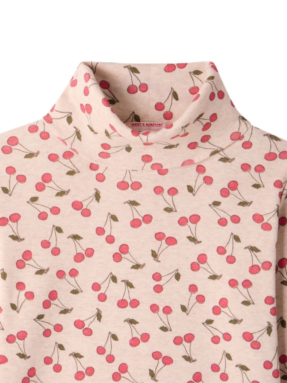 T-shirt Tahiti per bambina Bonpoint Kids rosa con stampa Cherry all-over W06GTSK00008 660A BONPOINT KIDS 