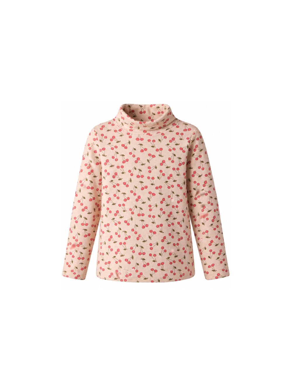 T-shirt Tahiti per bambina Bonpoint Kids rosa con stampa Cherry all-over W06GTSK00008 660A BONPOINT KIDS 
