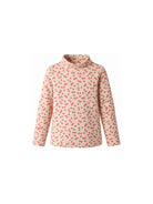 T-shirt Tahiti per bambina Bonpoint Kids rosa con stampa Cherry all-over W06GTSK00008 660A BONPOINT KIDS 
