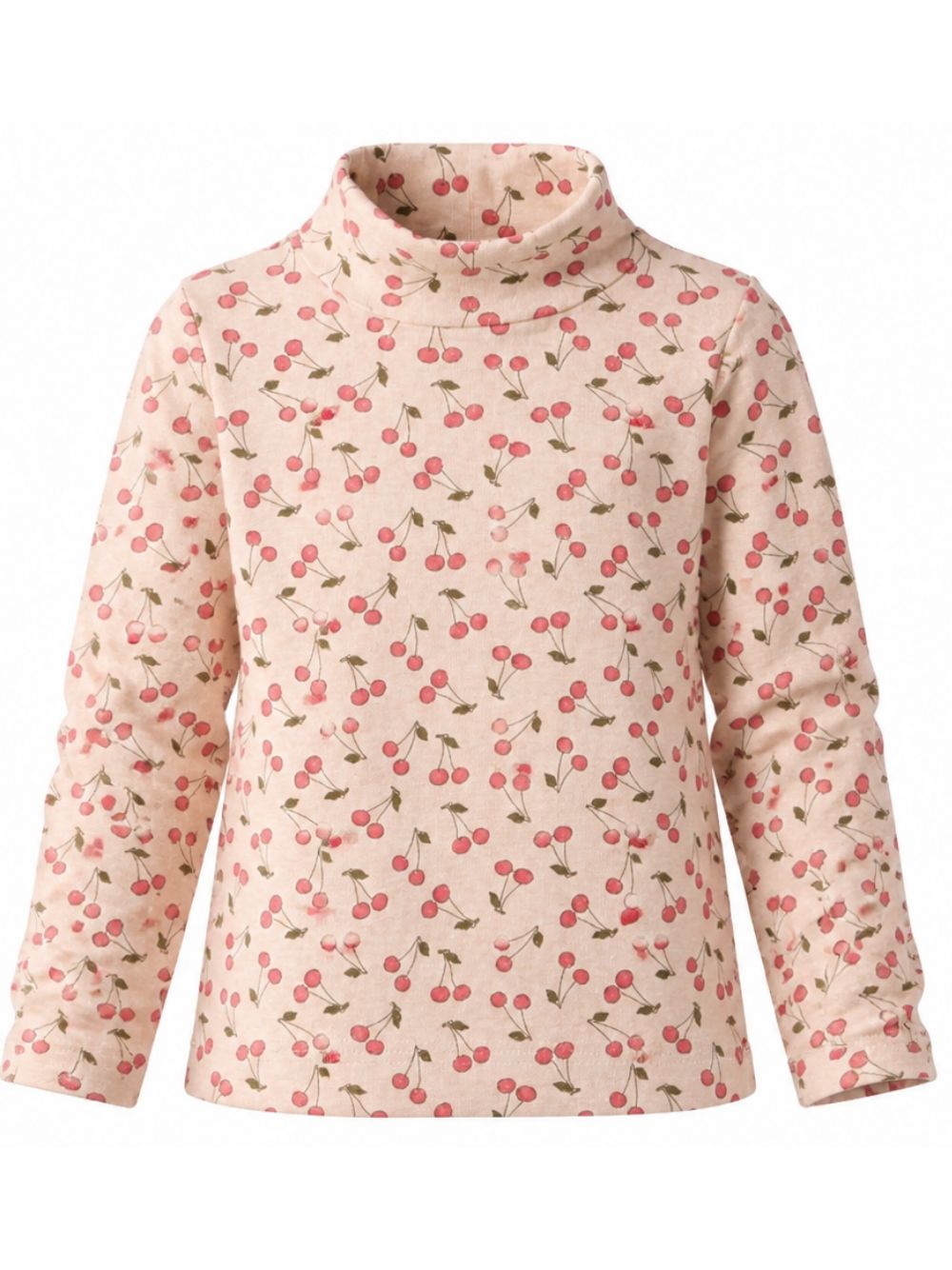 T-shirt Tahiti per bambina Bonpoint Kids rosa con stampa Cherry all-over W06GTSK00008 660A BONPOINT KIDS 
