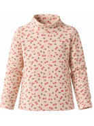 T-shirt Tahiti per bambina Bonpoint Kids rosa con stampa Cherry all-over W06GTSK00008 660A BONPOINT KIDS 