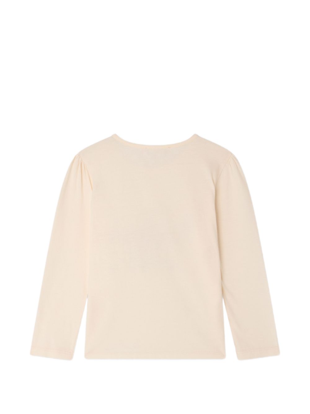 T-shirt Gracieuse per bambina Bonpoint Kids beige con stampa grafica sul davanti W06GTSK00020 121 BONPOINT KIDS 
