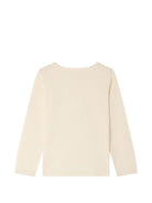 T-shirt per bambina Bonpoint Kids beige con applicazione W06GTSK00022 102 BONPOINT KIDS 