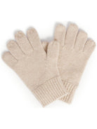 Guanti per bambini Bonpoint Kids beige con design lavorato a maglia W06KACK00020 060B BONPOINT KIDS 