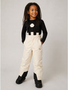 Pantaloni da sci Jodji per bambini Bonpoint Kids beige con cinghie regolabili e rimovibili W06KPAW00002 060A BONPOINT KIDS 
