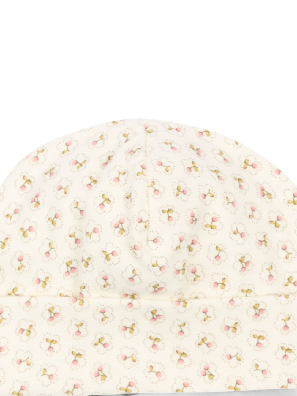 Berretto per neonata Bonpoint Kids rosa con stampa ciliegie W06NACK00002 624 BONPOINT KIDS 
