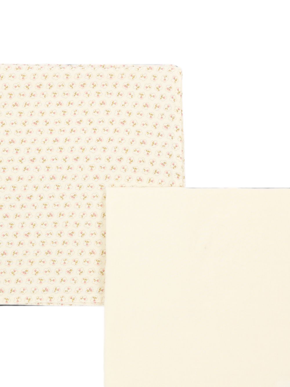 Set di due copertine per neonati Bonpoint Kids beige con stampa floreale W06NACW00002 624 BONPOINT KIDS 