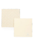 Set di due copertine per neonati Bonpoint Kids beige con stampa floreale W06NACW00002 624 BONPOINT KIDS 